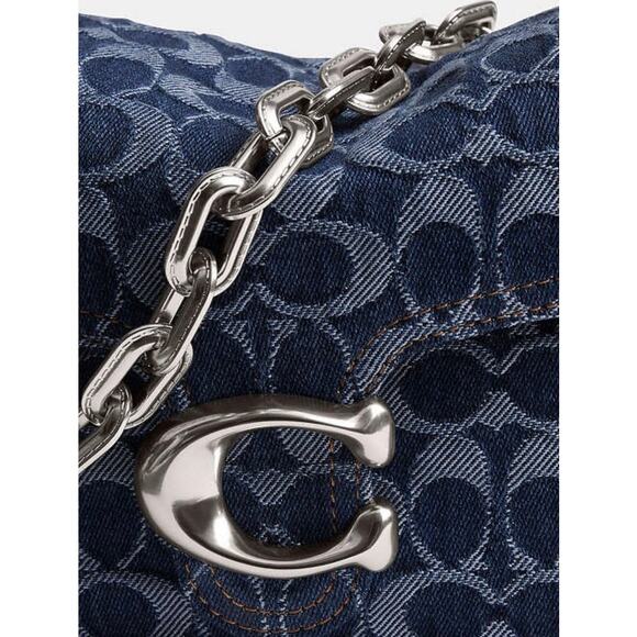 Coach Tabby Sugnature Denim 15 NWT - Picture 8 of 8